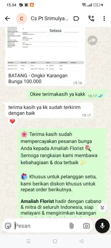 Testimonial Papan Bunga kawasan industri bantaeng